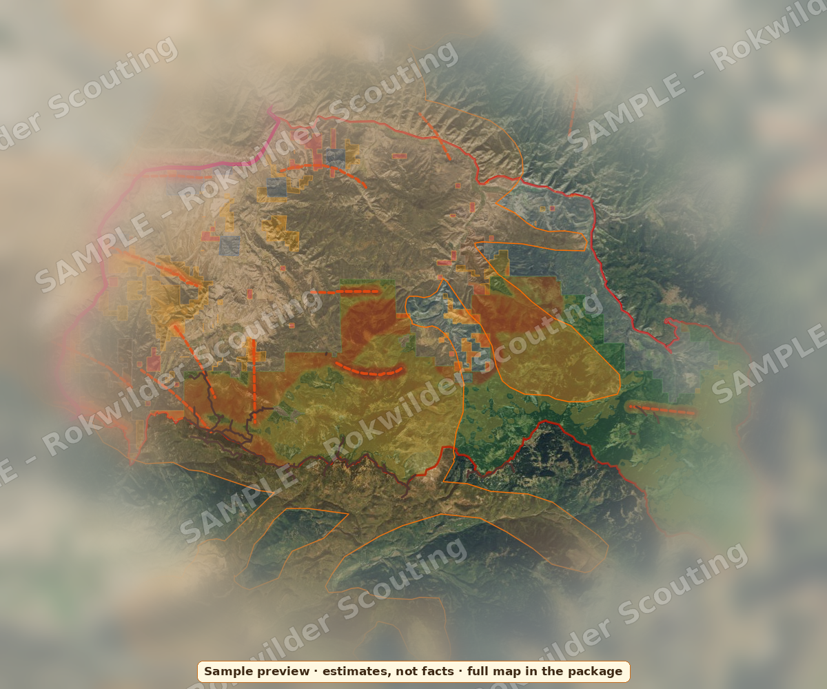 Blurred sample map preview